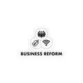 Business Reform Vinyl Sticker